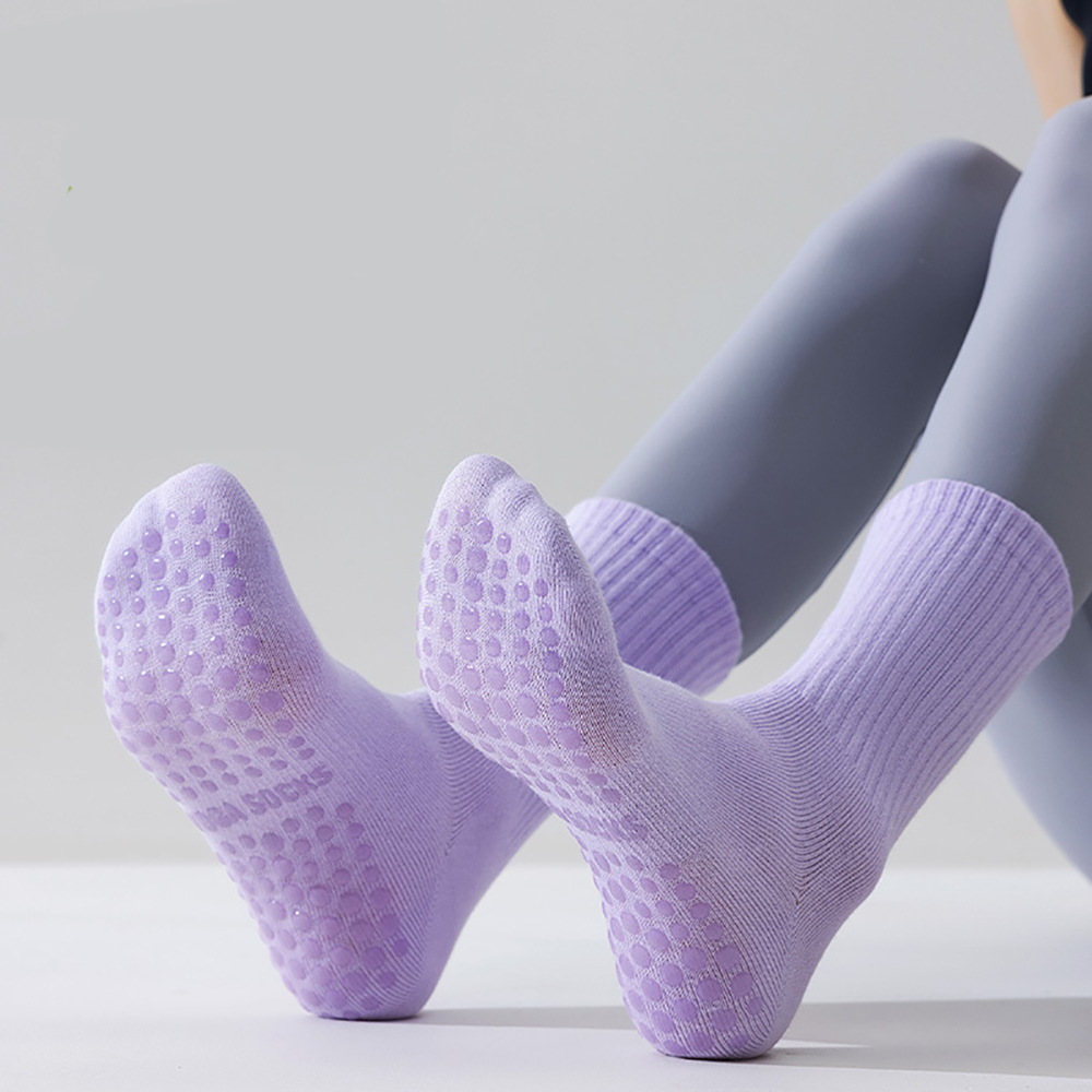 Pilates & Yoga Unleashed International Academy Yonkers - Chaussettes de yoga pour femmes de
