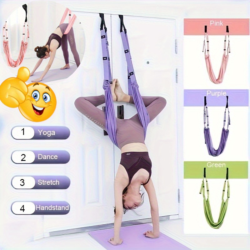Pilates Yoga Aerial - Sangle de Yoga Aérien Élastique pour