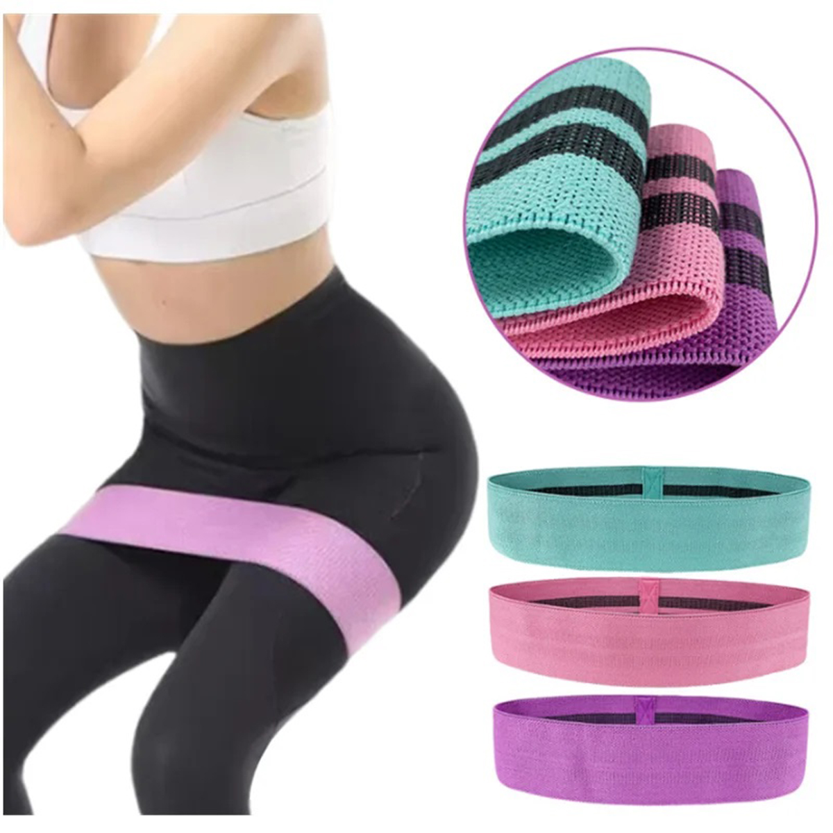 Pilates Yoga Joint - Bande élastique de résistance de forme