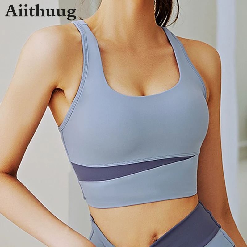 Pilates Yoga Joint - Aiithuug Yoga haut court épissage couleur