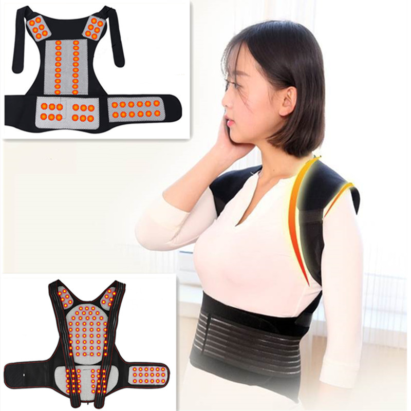 Posture Pole Corrector - Oto Instituts-Ceinture de thérapie magnétique auto-chauffante