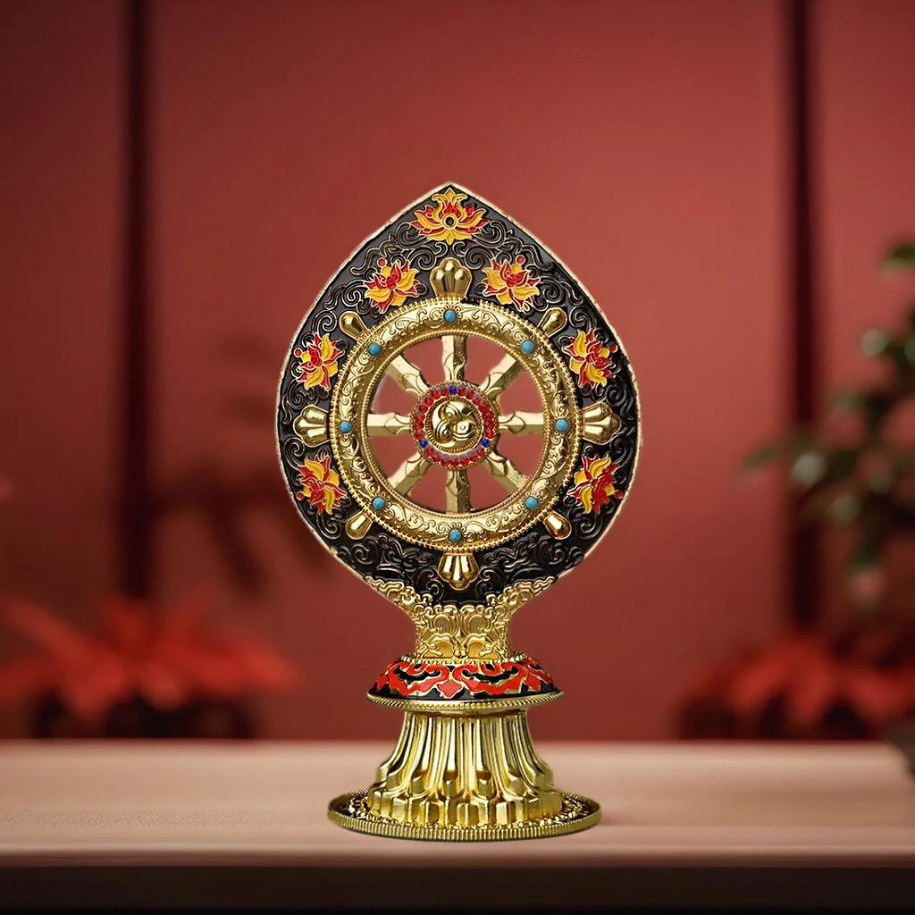 Décoration de roue du Dharma t - Yoga Wheel Dharma avis et prix
